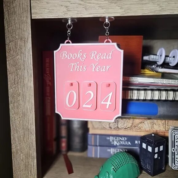 Pink Book Tracker Sign - Picture 6 of 6